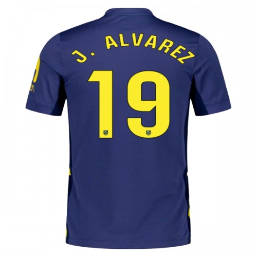 Atlético Madrid J. Alvarez 19 Fodboldtrøje Udebane 2025-26 Atlético Madrid J. Alvarez 19 Fodboldtrøje Udebane 2025-26